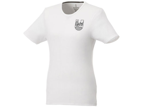 Женская футболка Balfour с коротким рукавом из органического материала, белый