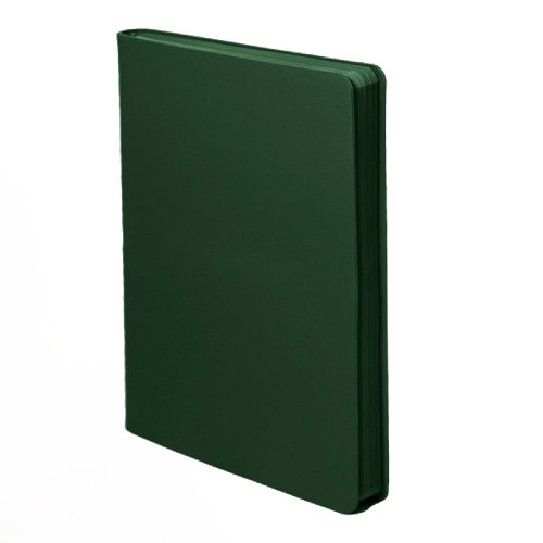 Ежедневник недатированный Pulpy, А5,  зеленый, кремовый блок, зеленый срез (зеленый)