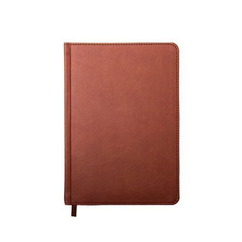 Ежедневник недатированный Campbell, формат А5,  в линейку (коричневый)