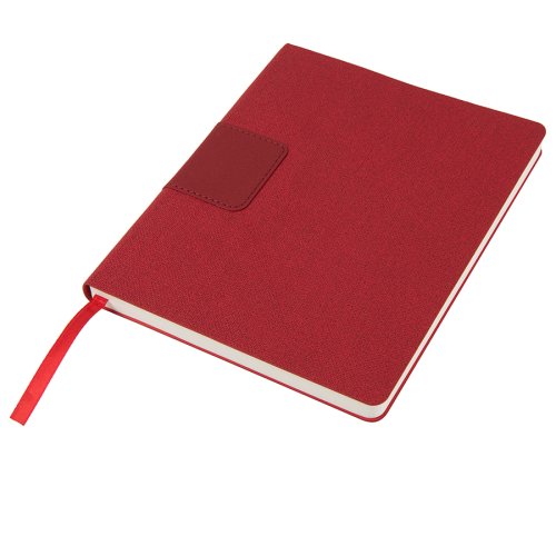 Бизнес-блокнот TWEEDI,формат B6+, в линейку (красный)
