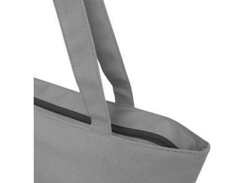 Panama эко-сумка на молнии из переработанных материалов по стандарту GRS объемом 20 л - Серый