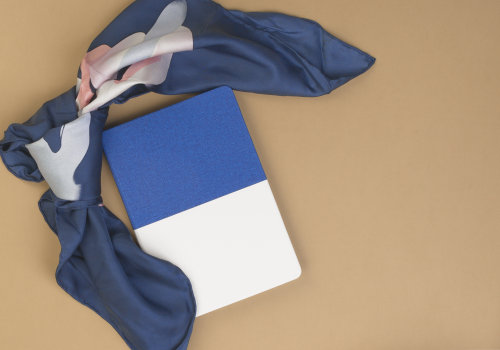 Ежедневник недатированный "Палермо", формат А5, синий с белым