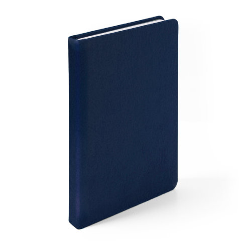 Ежедневник недатированный Duncan, формат А5,  в линейку (темно-синий)