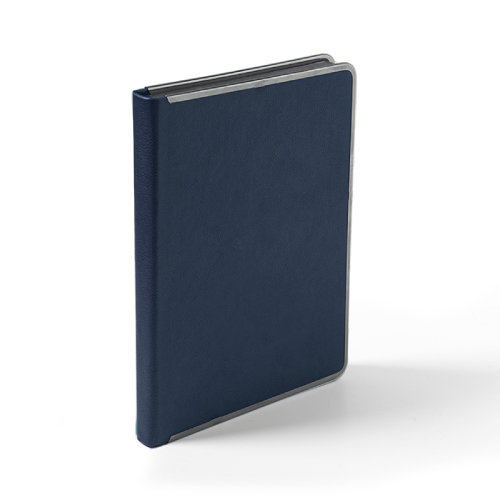 Ежедневник недатированный Montrose, формат А5, в линейку (темно-синий)