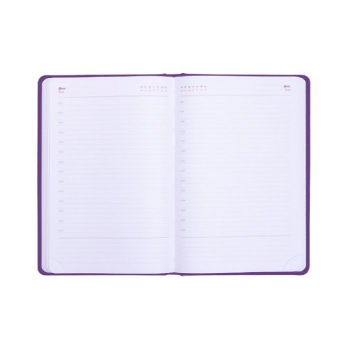 Ежедневник недатированный Campbell, формат А5,  в линейку (фиолетовый)