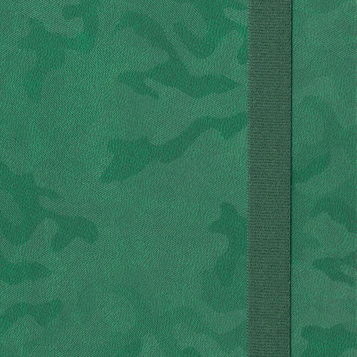 Бизнес-блокнот Tabby Justy, твердая обложка, в линейку, зеленый (темно-зелёный)