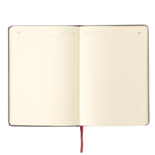 Ежедневник недатированный Montrose, формат А5, в линейку (бордовый)