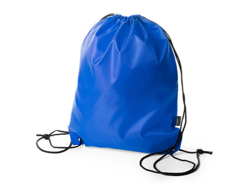 Рюкзак-мешок LARUS из мягкого материала RPET, королевский синий