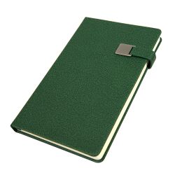 Ежедневник недатированный Linnie, формат А5, в линейку (зеленый)