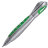 GALAXY, ручка шариковая (зеленый, серебристый)