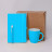 Подарочный набор JOY: блокнот, ручка, кружка, коробка, стружка; голубой (голубой)