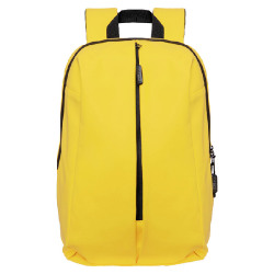 Рюкзак "Go", жёлтый, 41 х 29 х15,5 см, 100%  полиуретан (желтый)