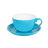 Чайная/кофейная пара CAPPUCCINO (голубой)
