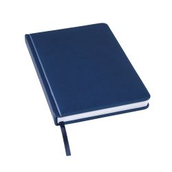 Ежедневник недатированный Bliss,  формат А5, в линейку (темно-синий)