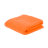Плед PLAIN, 100х140 см,  флис 150 гр/м2; 100% полиэстер (оранжевый)