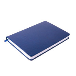 Ежедневник недатированный Duncan, формат А5,  в линейку (тёмно-синий)