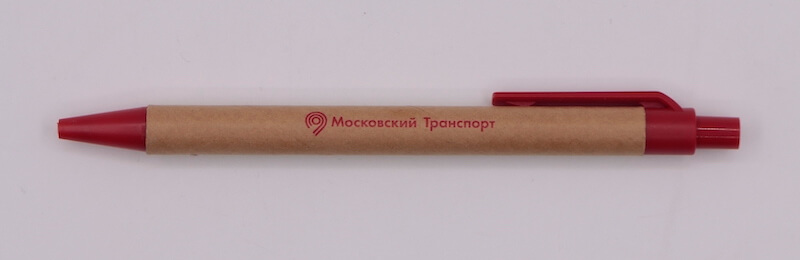 Эко ручка с логотипом