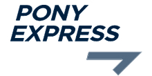 Логотип бренда: pony express