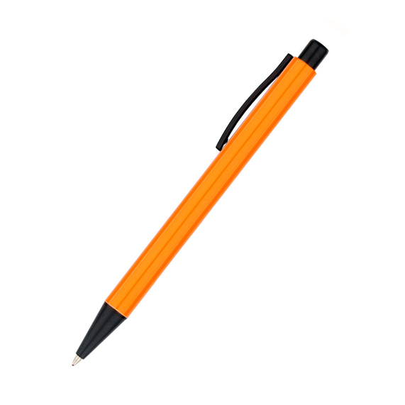 [Ручка металлическая Deli, оранжевая]