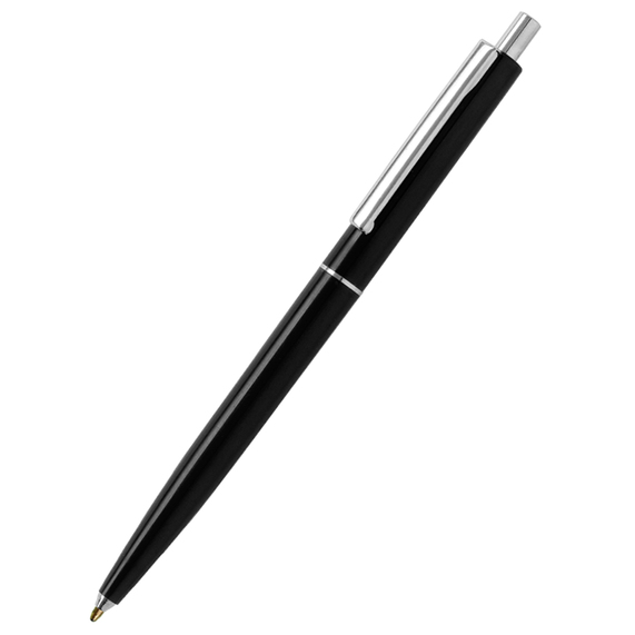 [Ручка пластиковая Dot, черная]