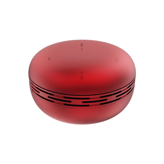 [Беспроводная Bluetooth колонка Burger Inpods TWS софт-тач, красная]