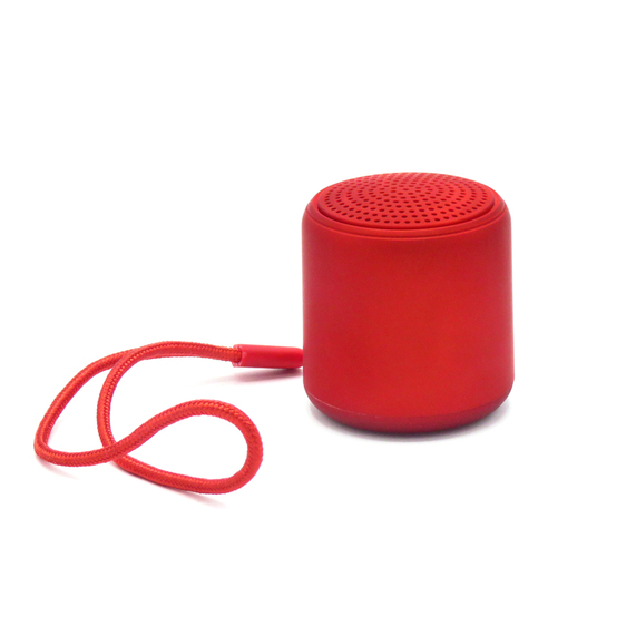 [Беспроводная Bluetooth колонка Music TWS софт-тач, красная-S]
