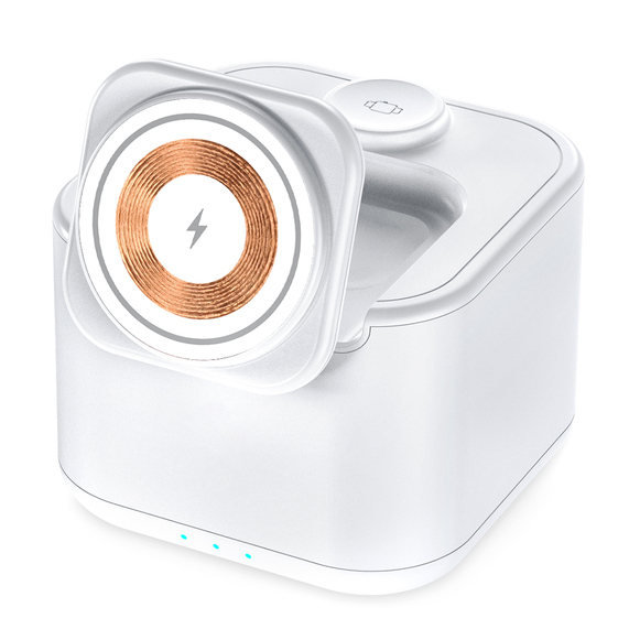 [Беспроводная колонка Powerbox 5W с беспроводной зарядкой 15W,белый]