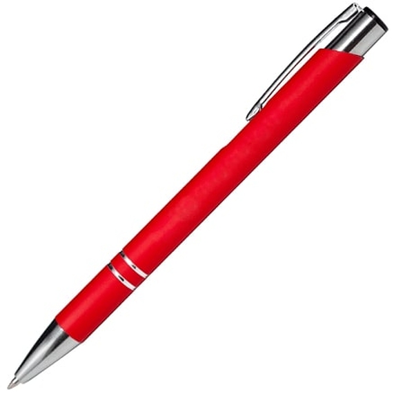 [Ручка шариковая Legend Soft Touch, красная]