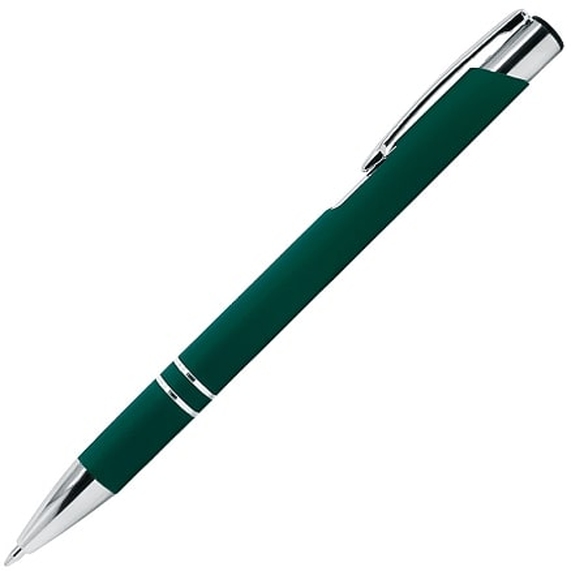 [Ручка шариковая Legend Soft Touch, зеленая 3302]