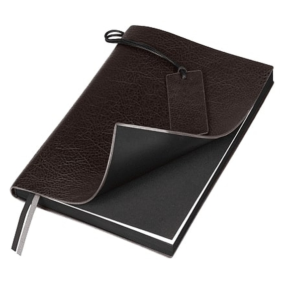 [Ежедневник Flexy Foggia Leatherette B5, коричневый, недатированный, в гибкой обложке в подарочной коробке]