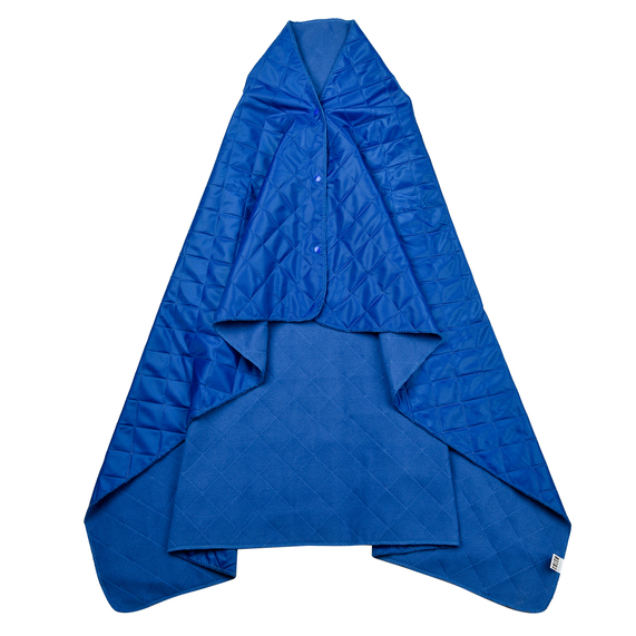 [Плед PONCHO, синий]