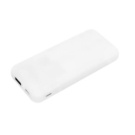 [Внешний аккумулятор Arrida 5000mAh, с покрытием Baby skin, белый]