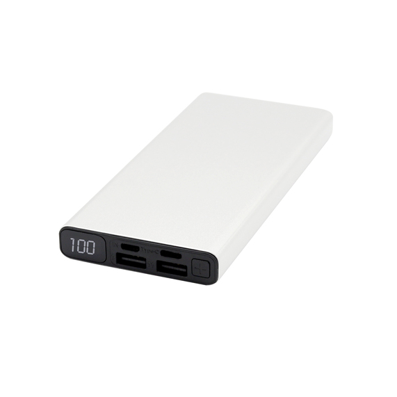 [Внешний аккумулятор Höginn в металлическом корпусе, 10000mAh, серый]