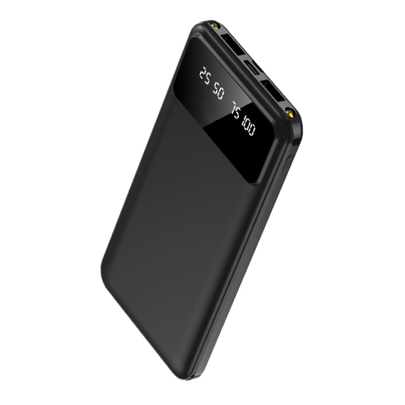[Внешний аккумулятор Dorado 10 000 mAh с фонариком, черный]