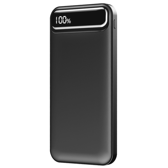 [Внешний аккумулятор Groovy 10000 Mah с быстрой зарядкой, черный]
