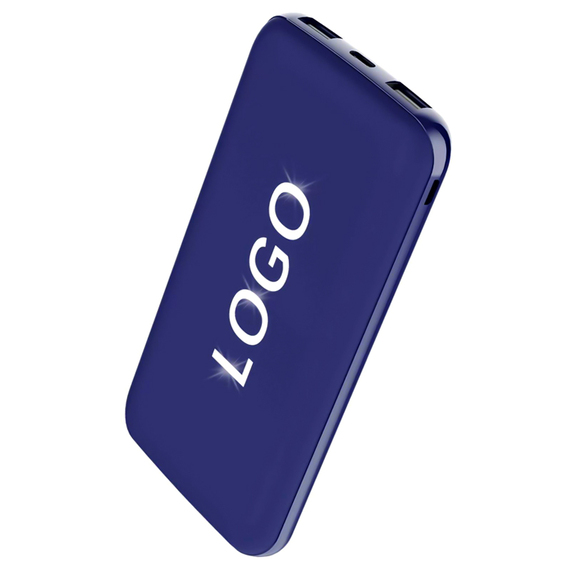 [Внешний аккумулятор Kugo, 10000 mAh с подсветкой гравировки, синий]