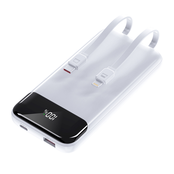 [Внешний аккумулятор Nero с быстрой зарядкой (до 22,5W), 10000 mAh, белый]