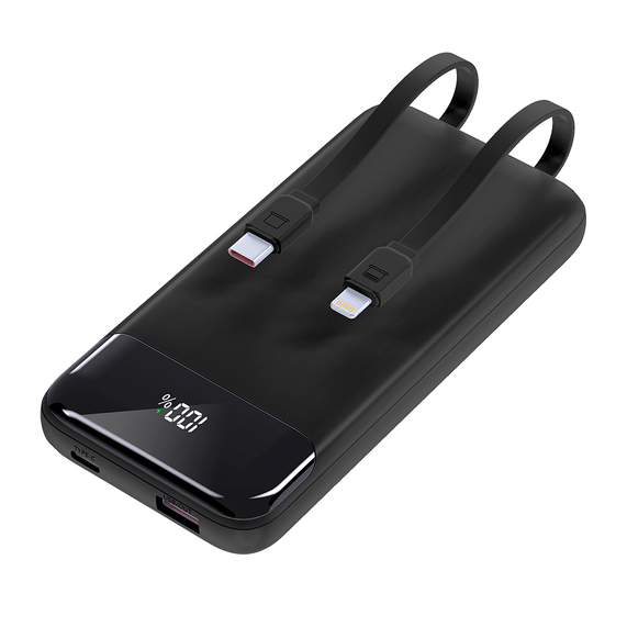 [Внешний аккумулятор Nero с быстрой зарядкой (до 22,5W), 10000 mAh, чёрный]