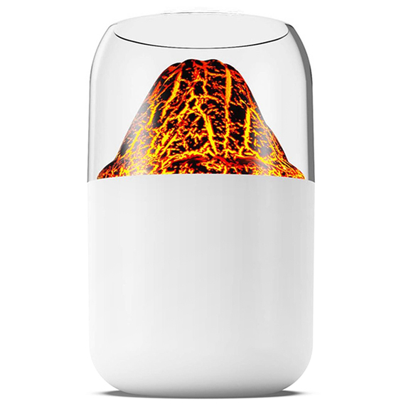 [Светодиодный USB увлажнитель-аромадиффузор Volcano 2.0, белый]