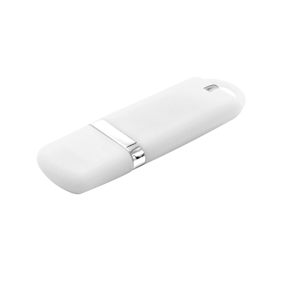 [Флешка Shape с покрытием Софт Тач 16 GB, белая]