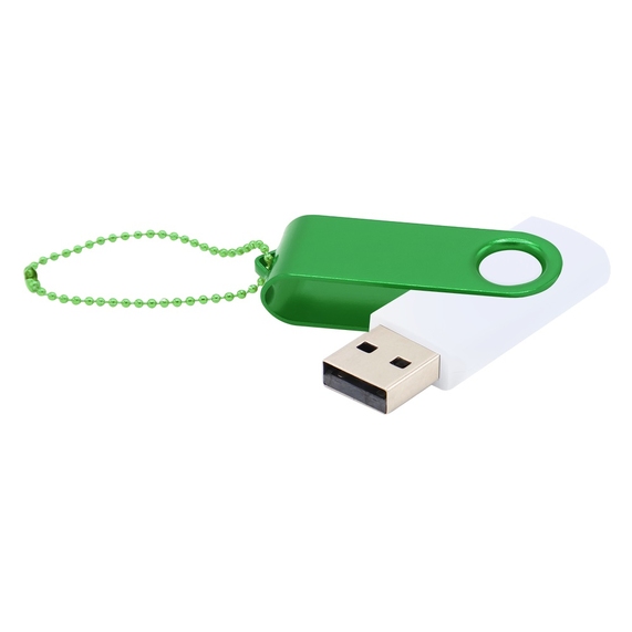 [Флешка Designer To Go 2.0 USB 16Gb, белый/зеленый]