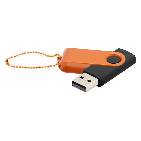 [Флешка Designer To Go 2.0 USB 16Gb, черный/оранжевый]