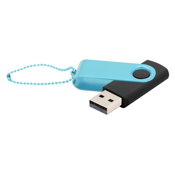 [Флешка Designer To Go 2.0 USB 16Gb, черный/бирюзовый]