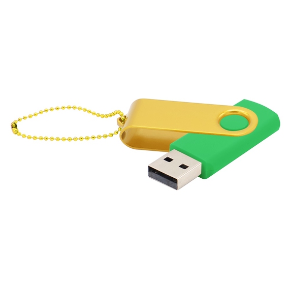 [Флешка Designer To Go 2.0 USB 16Gb, зеленый/желтый]