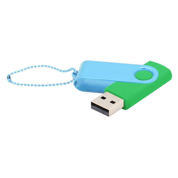 [Флешка Designer To Go 2.0 USB 16Gb, зеленый/бирюзовый]