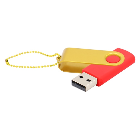 [Флешка Designer To Go 2.0 USB 16Gb, красный/желтый]