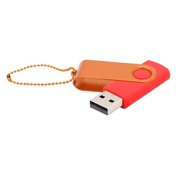 [Флешка Designer To Go 2.0 USB 16Gb, красный/оранжевый]