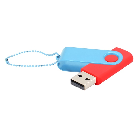 [Флешка Designer To Go 2.0 USB 16Gb, красный/голубой]
