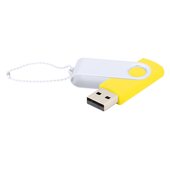[Флешка Designer To Go 2.0 USB 16Gb, желтый/белый]