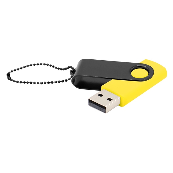 [Флешка Designer To Go 2.0 USB 16Gb, желтый/черный]